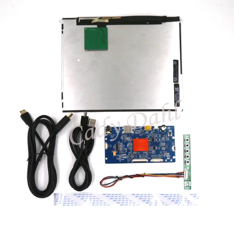 HDMI EDP lcd контроллер доска для iPad 3 4 с 9," 9,7 inch 2048x1536 EDP сигнал 4 полосами со 51 шпильки ips ЖК-дисплей Дисплей Панель матрица
