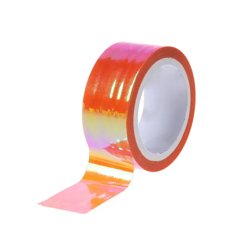 

Rhythmic Gymnastics Decoration Holographic RG Prismatic Glitter Tape Hoops Stick F2TC