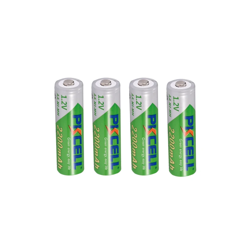 12 x PKCELL AA Батарея никель металл гидридного Перезаряжаемые батареи 1 2 V 2200 мА/ч