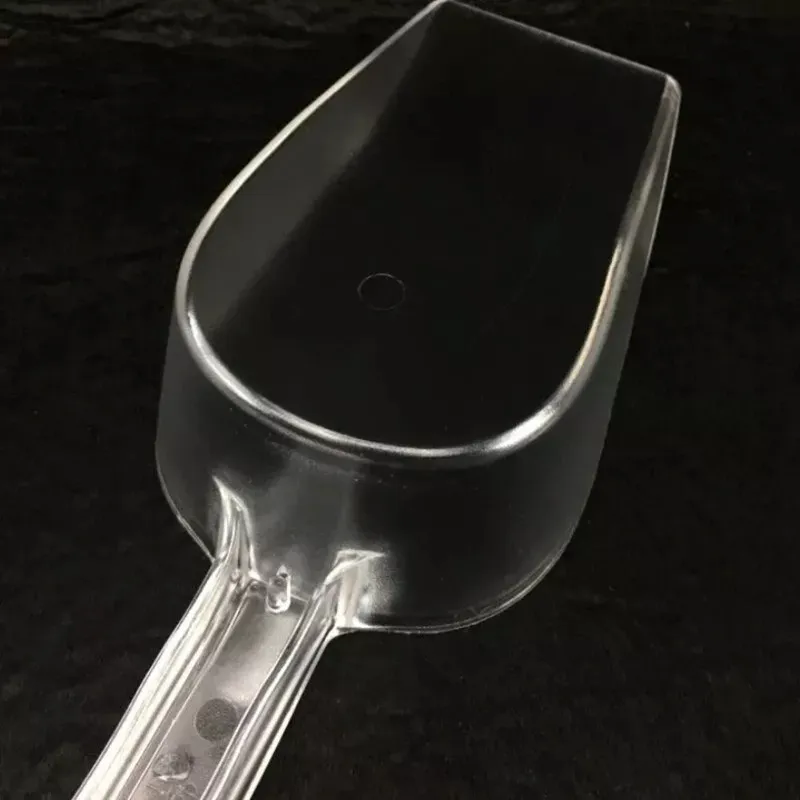 

1PCS Plastic Ice Shovel Food-Grade Transparent Plastic Scoops Portable Kitchen Tool Pet Food Spoon