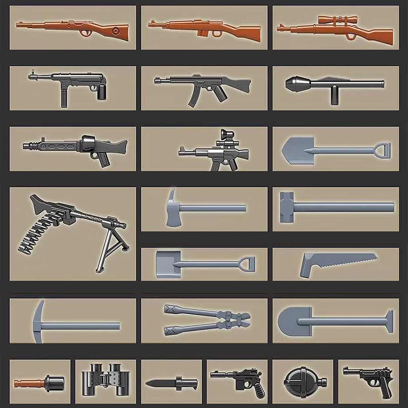 

Military Light tank LT-38 Building Blocks WW2 Army City Police Soldier Weapon Bricks Sets Toys For Children Creator Kids Gifts