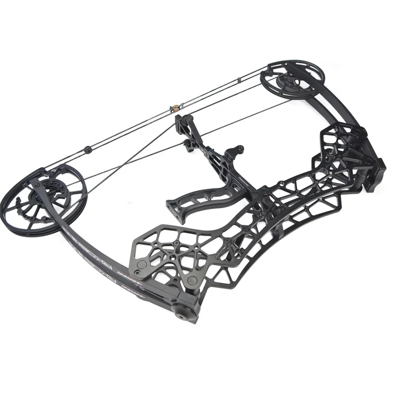 Блочный лук 30 60 фунтов 310FPS регулируемая двойная катапульта стальной шарик