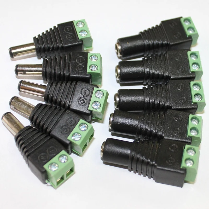 Адаптер питания для светодиодных лент 5050 3528 12 в пост. Тока|connector for led strip|connectors strip