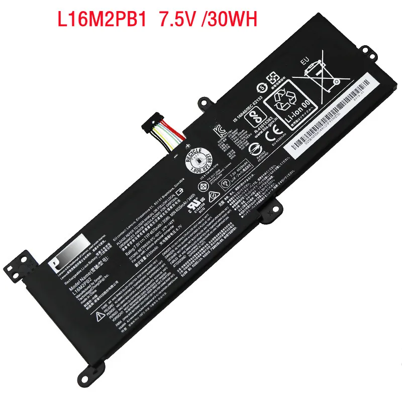 

Оригинальный аккумулятор L16M2PB2 L16M2PB1 L16M2PB3 L16L2PB3 для ноутбука Lenovo Ideapad 320-15IKB 320-14ABR 520-15IKBR 330-15ICN