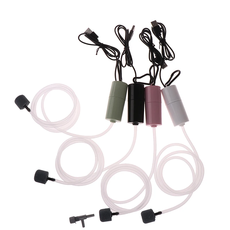 Tanque de Peixes Bomba de ar Entrega de Poupança Acessórios do Aquário Oxigênio Mudo Energia Portátil Mini Aquatic Terrarium Usb
