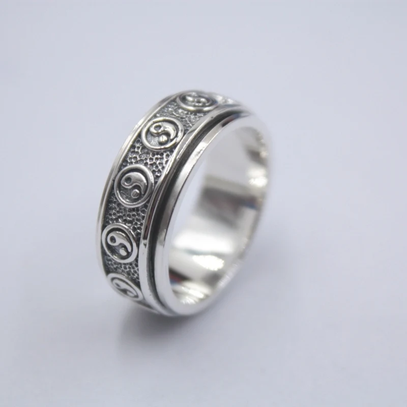 Кольцо из серебра 6 5 пробы 8 мм унисекс|Кольца| |