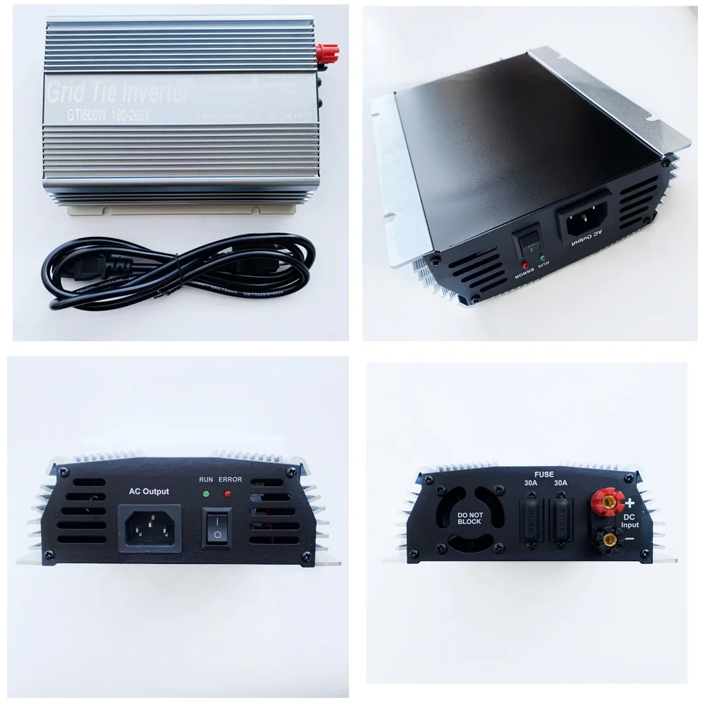 MPPT 600 Вт микро Фотоэлементы с чистой синусоидальной волной для солнечной панели 18