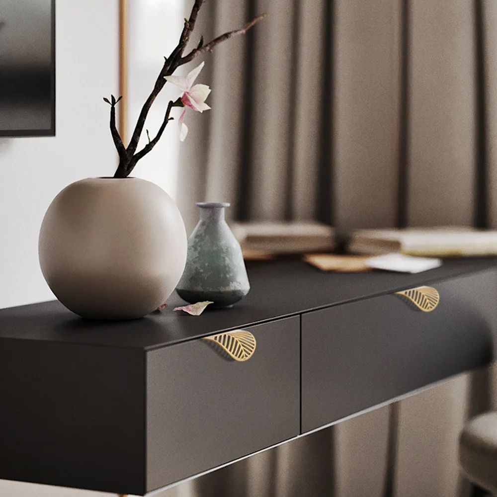 1 шт. лист ручка шкафа мебели сплава ручки Кухня кабинет Серебряная кухонного