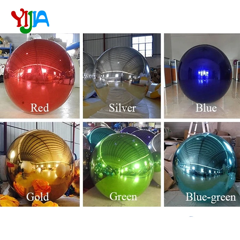 Надувной зеркальный шар торговый центр отель лобби висячие украшения свадебное