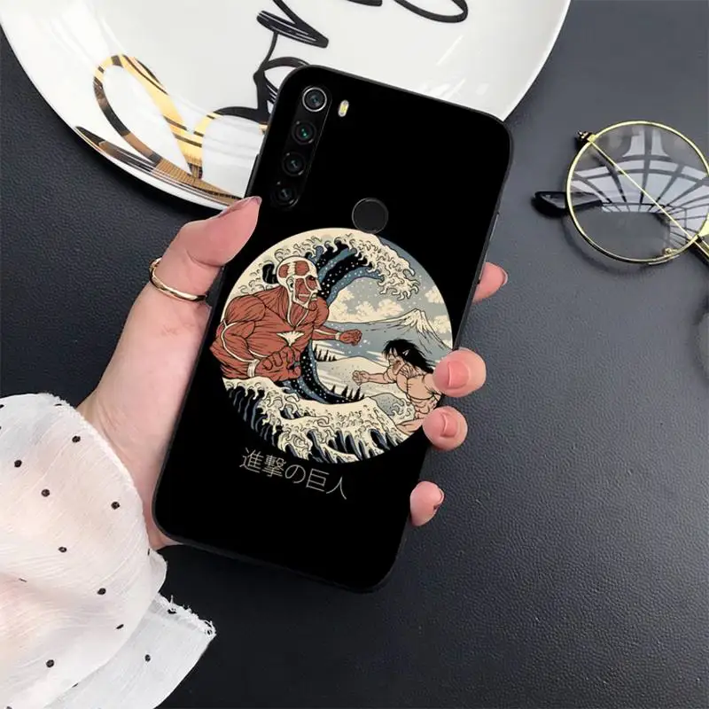 

attack on titan levi Cartoon anime phone case for Xiaomi Redmi 7 8 9t a3Pro 9se k20 mi8 max3 lite 9 note 9s 10 pro