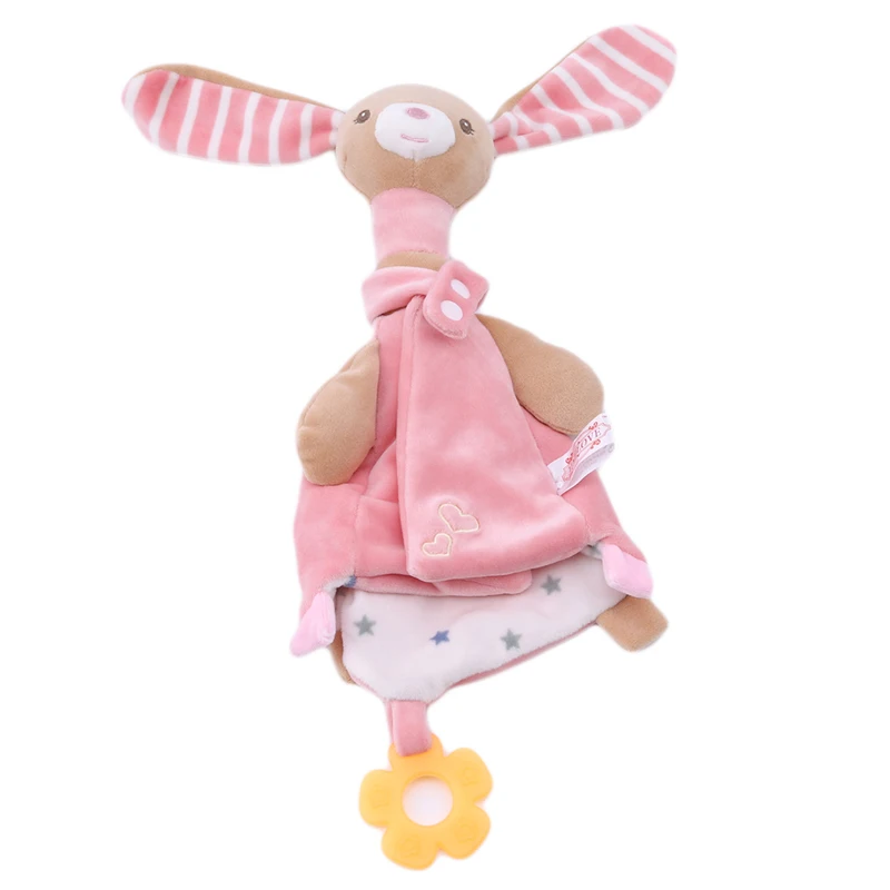 

New Cute Soft Appease Towel Baby Toys Reassure Sleeping Baby Rattle Infant Animal Towel Educational Doll On Sale