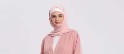 Мусульманское платье абайя Дубай кардиган халат блестки кружево кимоно Рамадан блестки Сетка Арабский исламский одежда Кафтан турецкий - Цвет: Pink Hijab