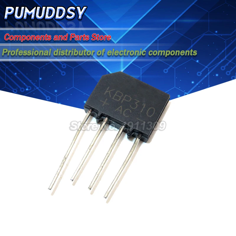 10 шт. KBP310 ZIP4 1000V 3A мостовой выпрямитель новый и IC|Интегральные схемы| |