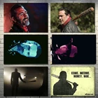 Ходячие мертвецы ТВ сериал Рик Неган ИСКУССТВО ШЕЛК плакат печать для гостиной Декор стен