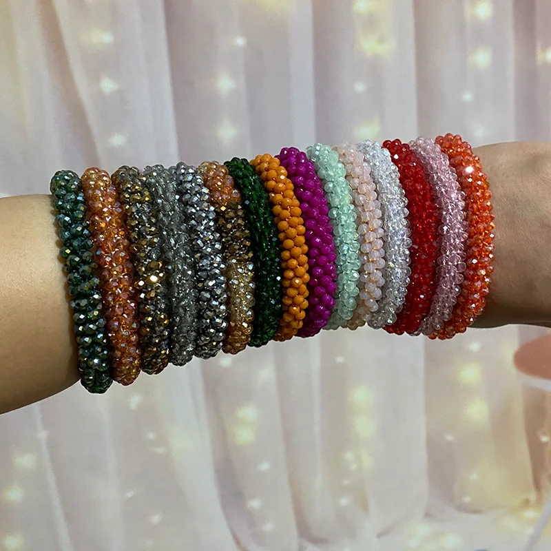 Bachelorette Party Crystal Bracelet Team Bride To Be Tribe Hand Band Head Rope Hair Accessories Hen Night Wedding Decor Supplies | Дом и сад