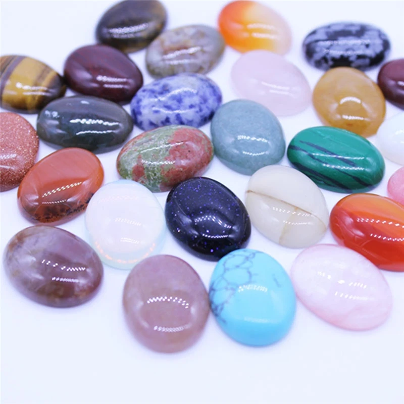 Pinksee Изящные подвески 5 шт. смешанные цвета натуральный камень кабошоны капли