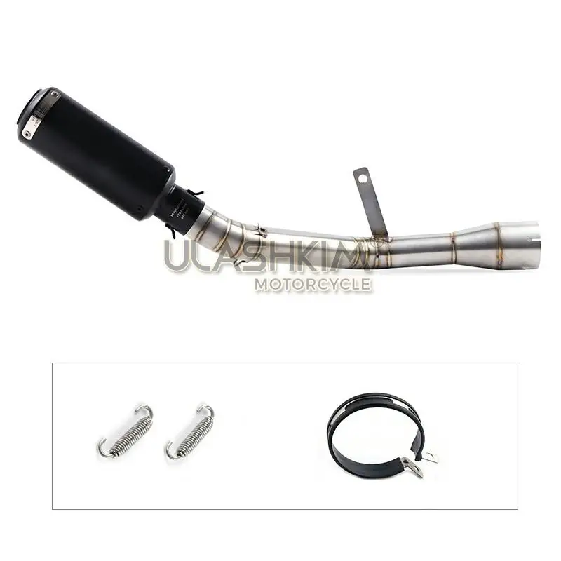 Мотоцикл Полная выхлопная средняя труба соединение трубы Круглый 51 мм Глушитель