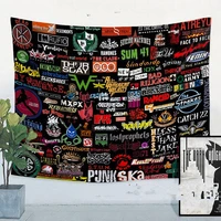 rock and roll stickers hip hop reggae posters banner flag music training wall painting piano musical instrument store decor d4