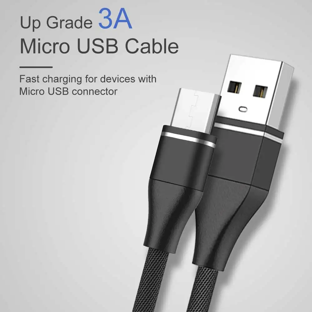 MUSTTRUE USB Cable Type C Mobile Phone Charging Wire for samsung a50 a70 s10 Micro Charger Denim Data Cord usb-c | Мобильные