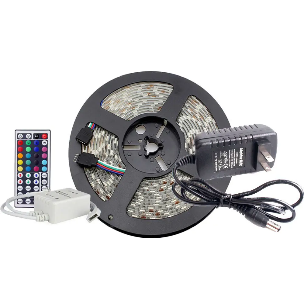 5 м RGB 3528 Светодиодная лента с пультом дистанционного управления ТВ фон