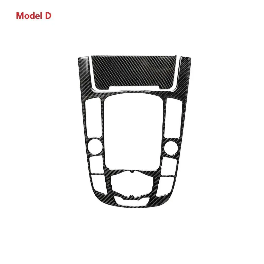 

Внутренний переключатель из настоящего углеродного волокна, центральная консоль, отделка крышки для A4 A5 Q5 Model D