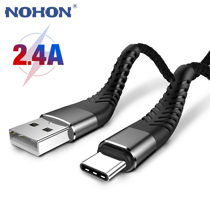 1 2 3 m USB Type C зарядный кабель для Samsung S10 S9 S8 Быстрая зарядка мобильный телефон