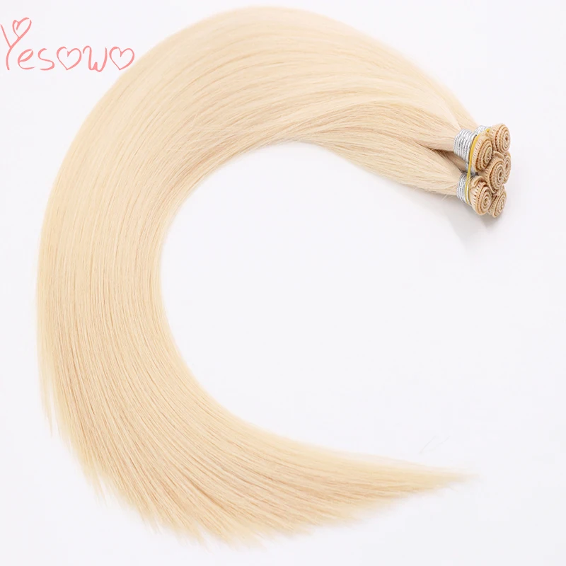 Yesowo хит продаж 613 # индийские человеческие волосы Remy для наращивания ручная вязка