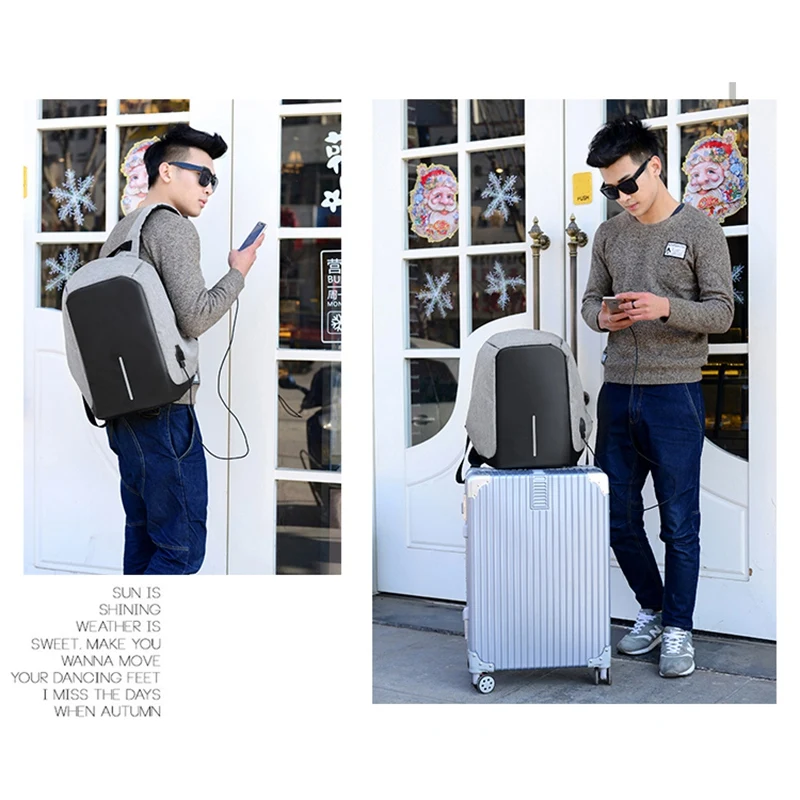 Большая Вместительная деловая Повседневная сумка для ноутбука модный