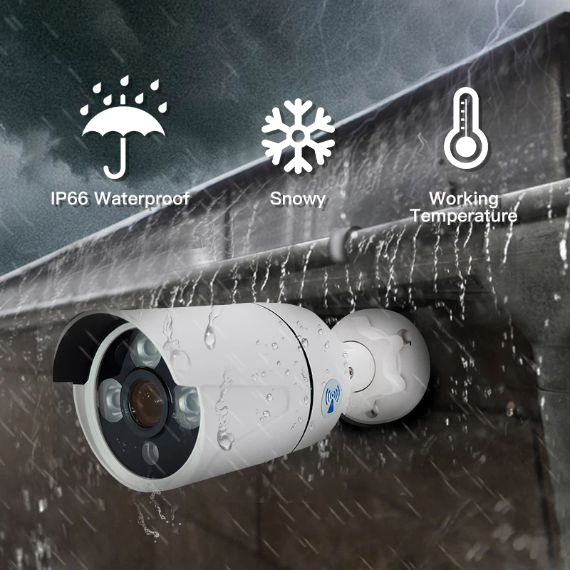 1080P Беспроводная камера наблюдения комплект 2CH/4CH WiFi NVR домашняя CCTV инфракрасная