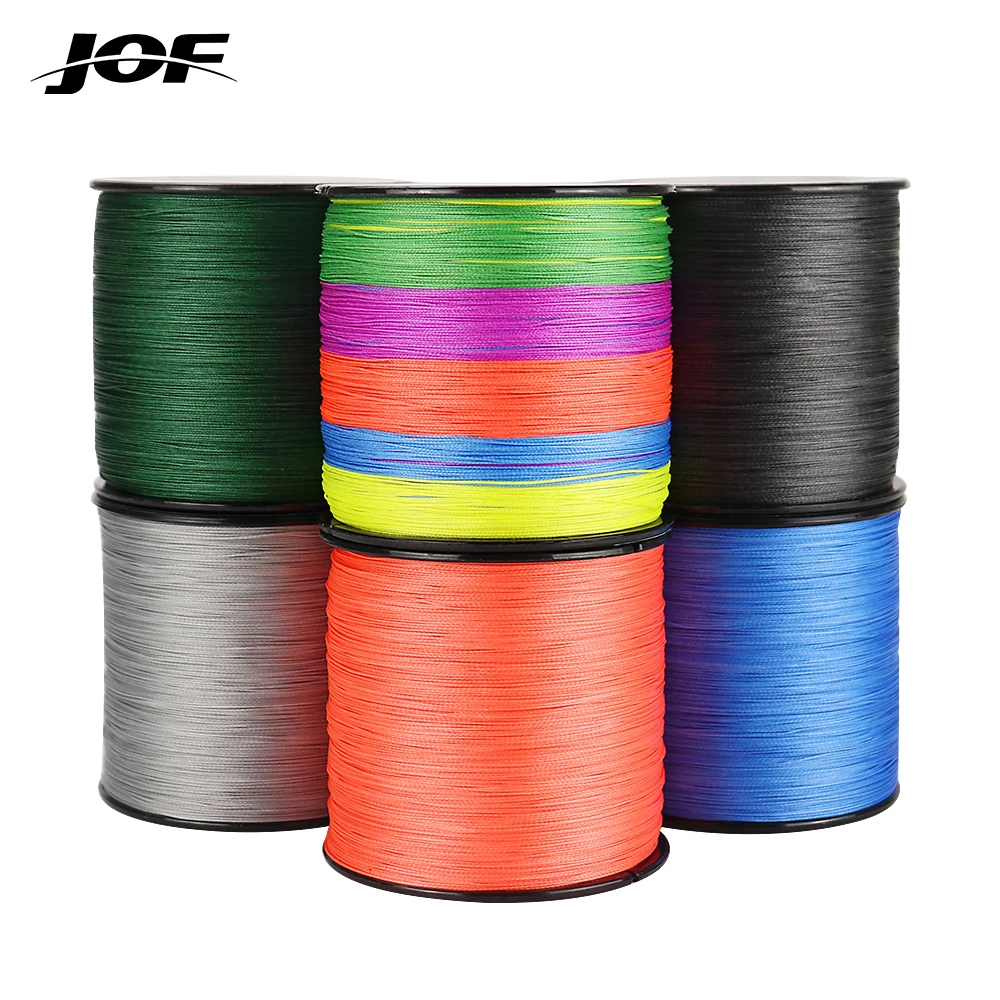 

JOF 4 Strands Braided Fishing Line 300M 500M 1000M PE Fishing Line 8-80LB Multifilament Fishing Line Smooth Wire Carp Fishing