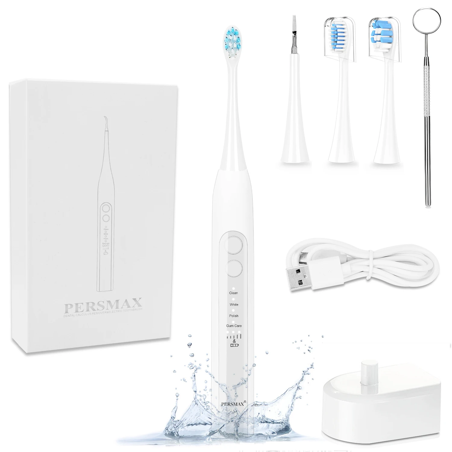 Новая электрическая зубная щетка 2 в 1 умные средства для удаления зубного камня