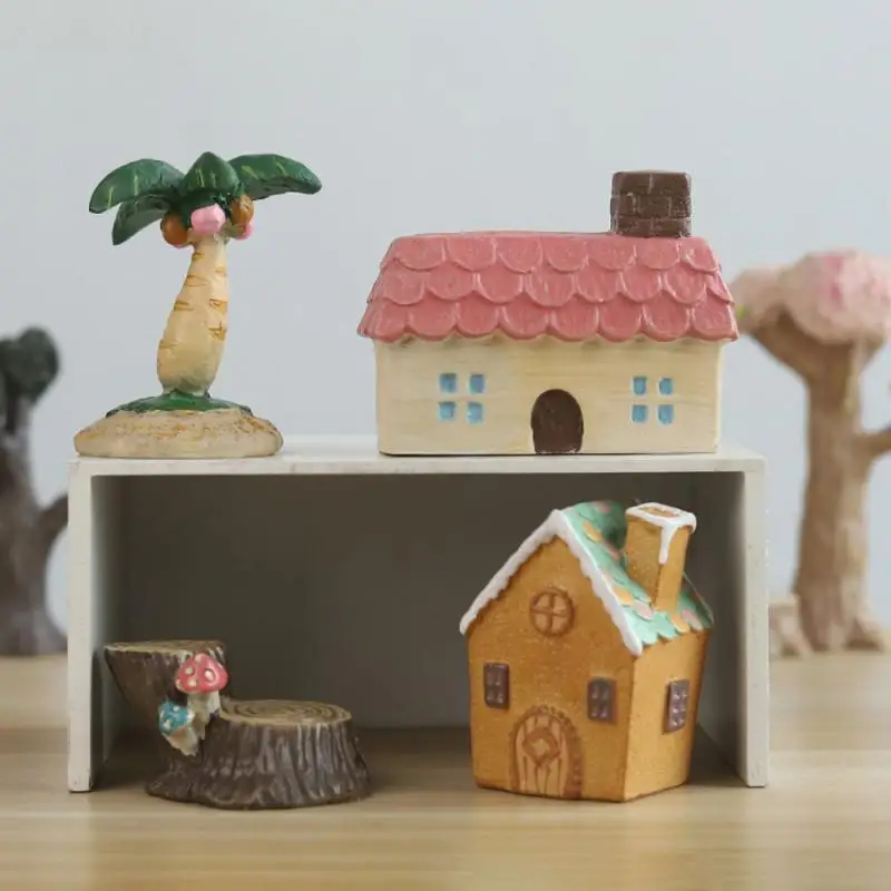 Ландшафтный дизайн смолы Маятник Мини в виде дерева из домик игрушки &quotСделай