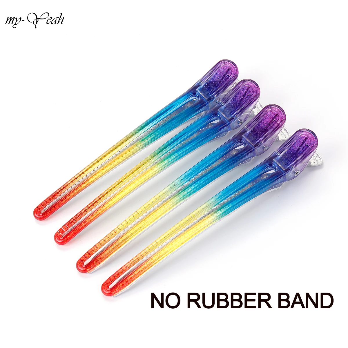 4/6 шт./компл. Черный Холдинг Зажим для укладки волос на плоской подошве утиный