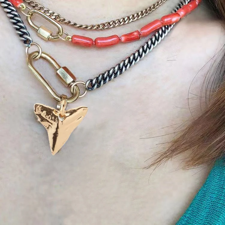 Оптовая продажа богемные женские бусы из натурального камня красного