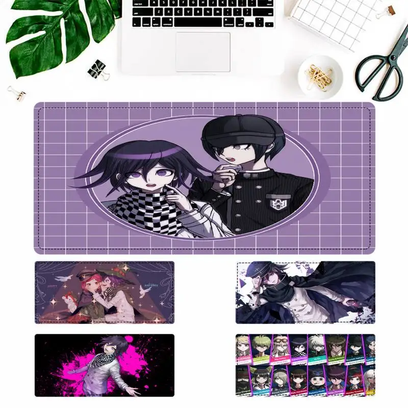 

Soft Ouma Kokichi Mouse Pad Gamer Keyboard Maus Pad Desk Mouse Mat Game Accessories For Overwatch