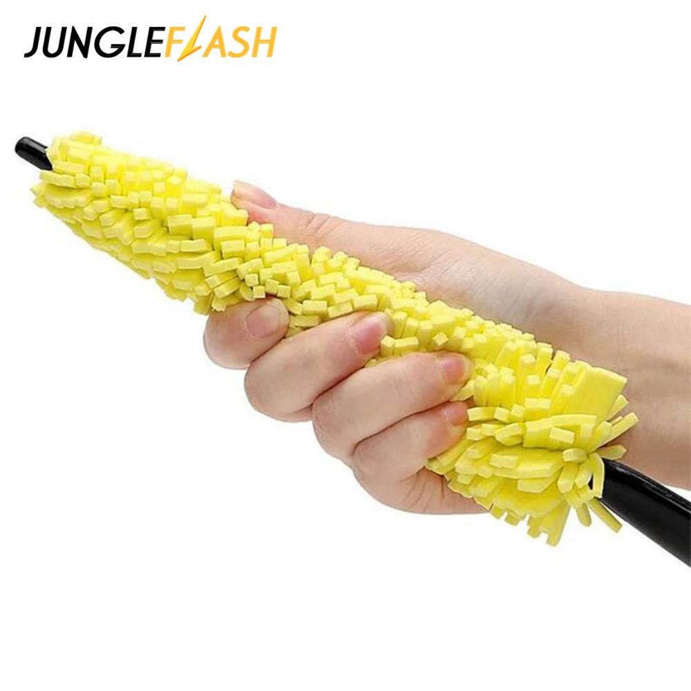 JUNGLEFLASH Car Wheel Wash Brush Plastic Handle Vehicle Cleaning Rims Tire Washing Auto Scrub | Автомобили и мотоциклы