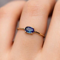 925 sterling silver trendy crystal rings for women girls wedding engagement fashion jewelry valentines day gift