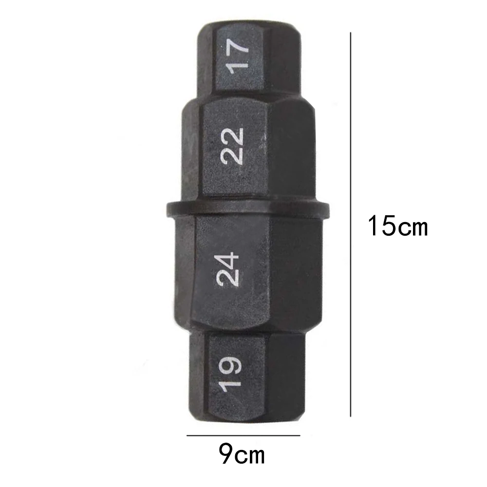 

1pcs Motorcycle Front Wheel Spindle Removal Sleeve 3/8" Drive Hex Allen Motorcycle Hub Axle Socket Adapter Easy Install