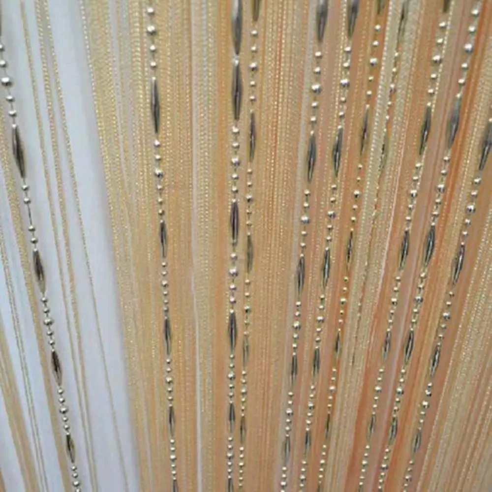 Блестящие занавески балдахины с кисточками прозрачные Занавески для дверей