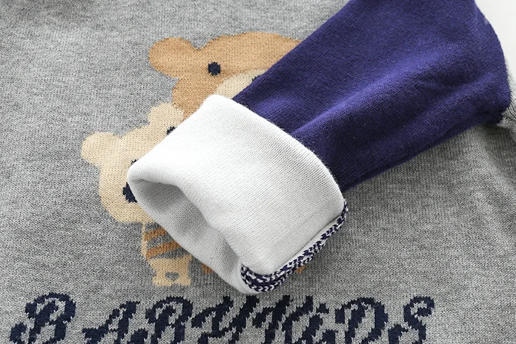 Свитер для мальчиков и девочек Повседневная Верхняя одежда с круглым вырезом