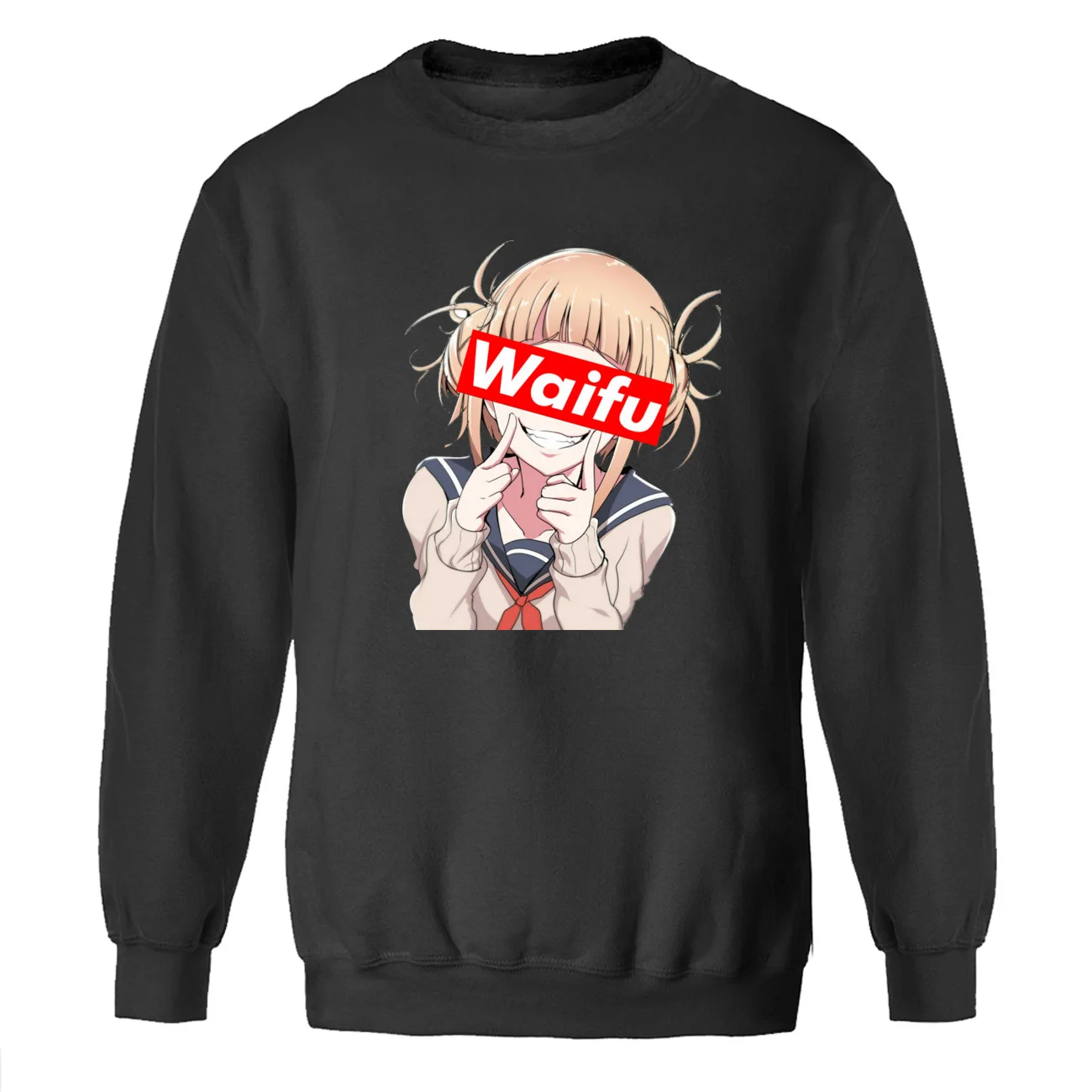 Neko девочек Waifu толстовки для Хэллоуина My Hero забавные Академия толстовка с круглым