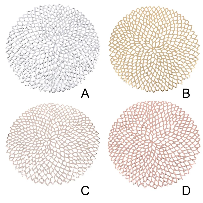 Круглые подставки с цветами лазерной резки дизайнерские фетровые подстилки