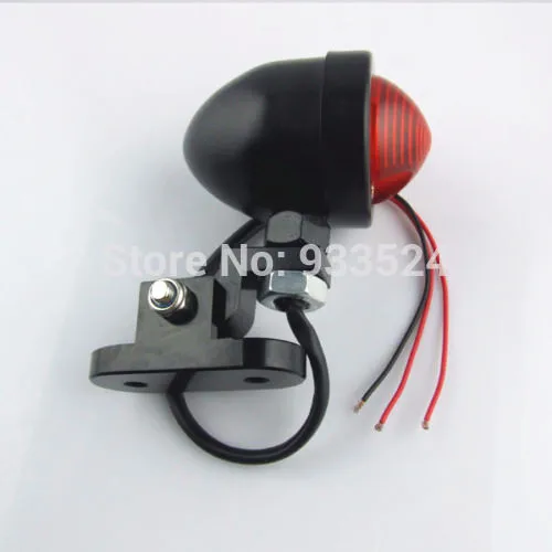 

Мотоциклетная черная цилиндрическая Задняя Тормозная стоп-сигнал, ходовая пластина, встроенная лампа для Harley Honda Kawasaki Suzuki Yamaha Custom