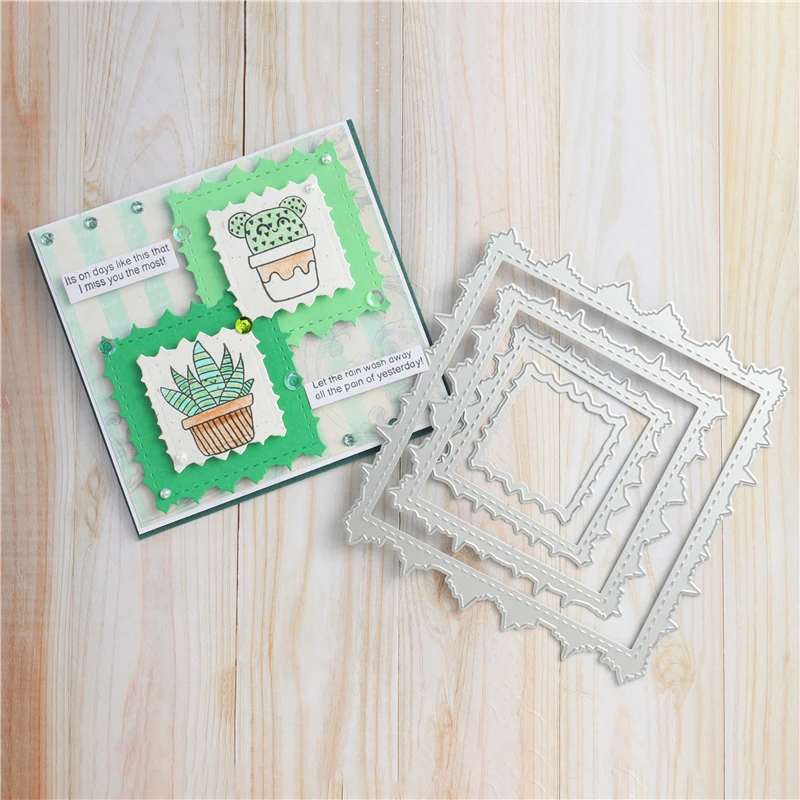 DiyArts вложенные сшитые для резки металла умереть скрапбукинга фотоальбом с