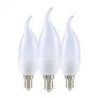 Светодиодная свеча E14, 10 шт.лот, 9 Вт, 220 В перем. Тока