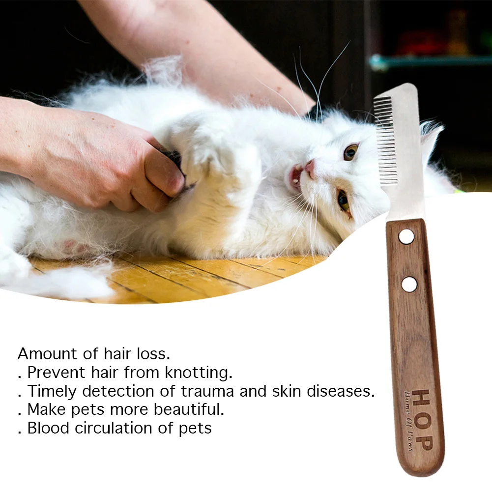 

Pet Hair Removal Knife Dog Brush Grooming Tools Dogs Lint Shedding Trimmer Brushes Cats Hair Shedding Comb Pet Supplies