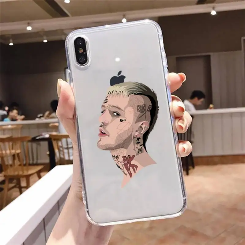 

Lil Peep Phone Case Transparent soft For iphone 5 5s 5c se 6 6s 7 8 11 12 plus mini x xs xr pro max