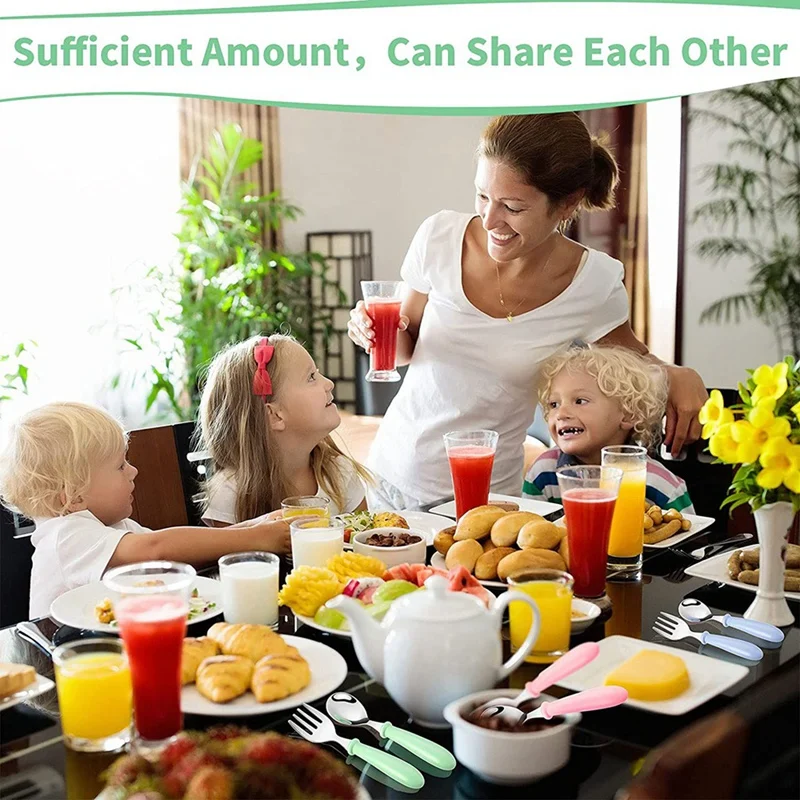 3 комплекта детские столовые приборы с силиконовой ручкой | Дом и сад