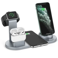 3 in 1 fast wireless charger induction charging station for iphone huawei xiaomi samsung charging dock station for apple watch