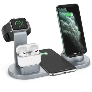 3 in 1 fast wireless charger induction charging station for iphone huawei xiaomi samsung charging dock station for apple watch free global shipping